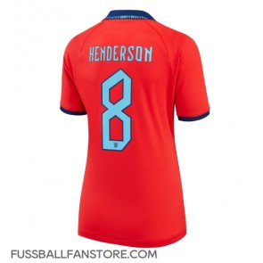 England Jordan Henderson #8 Replik Auswärtstrikot Damen WM 2022 Kurzarm